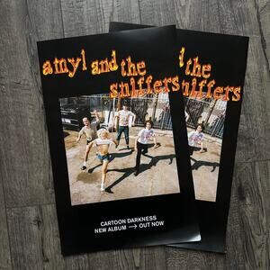 Amyl and The Sniffers Cartoon Darkness Album Music Promo Poster
